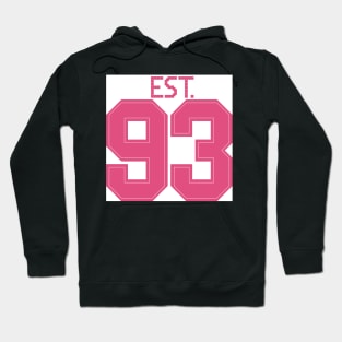 Est. 93 pink Hoodie